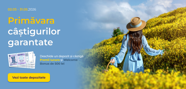 EuroCreditBank îți aduce „Primăvara câștigurilor garantate” - o nouă campanie de depozite avantajoase