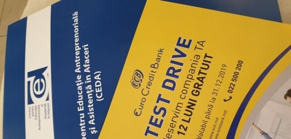 Tinerii antreprenori, susținuți de EuroCreditBank la cel mai mare eveniment de profil de la Bălți 