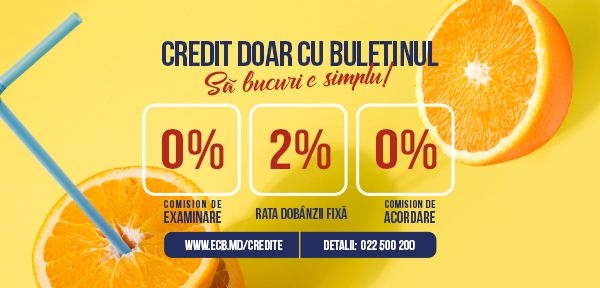 Să bucuri e simplu! Credit pentru tine. 