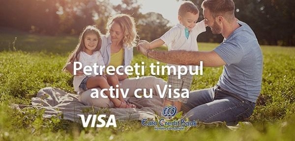 Achitați cu carduri Visa de la EuroCreditBank și câștigați premii! 