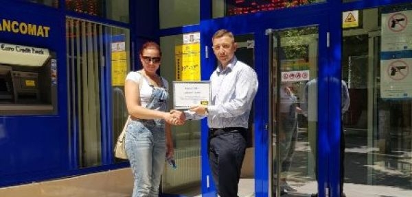 Încă un client EuroCreditBank a devenit cîştigător a unui vaucer în valoare de 500$ pentru călătorie de vis! 