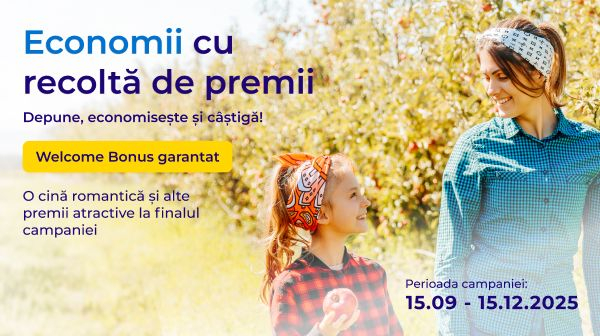Economii cu recoltă de premii – EuroCreditBank lansează campania care răsplătește încrederea ta